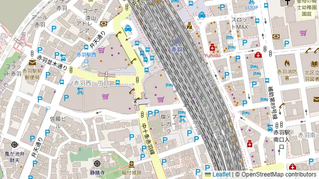 本格和食割烹 日本海庄や 赤羽西口店の周辺地図