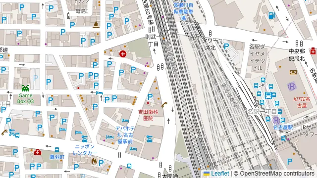 シンデレラフォトスタジオ Black&White 名古屋の周辺地図