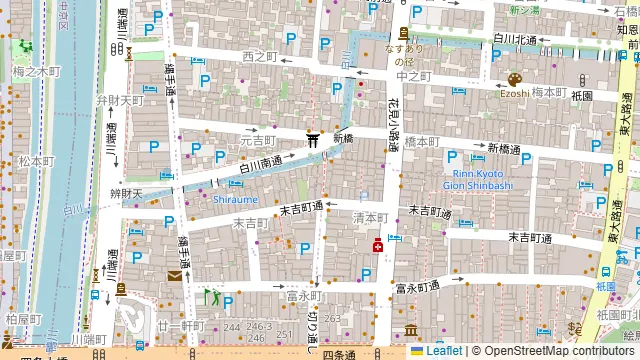 祇園 静水香(ギオンシズカ)の周辺地図