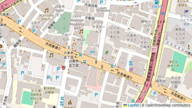 BALCON TOKYOの周辺地図