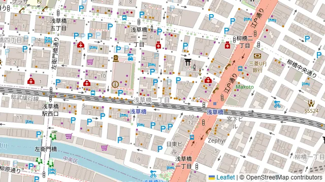 やきとん三吉 浅草橋店の周辺地図