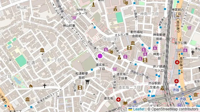 Relax one 渋谷シェアキッチンの周辺地図