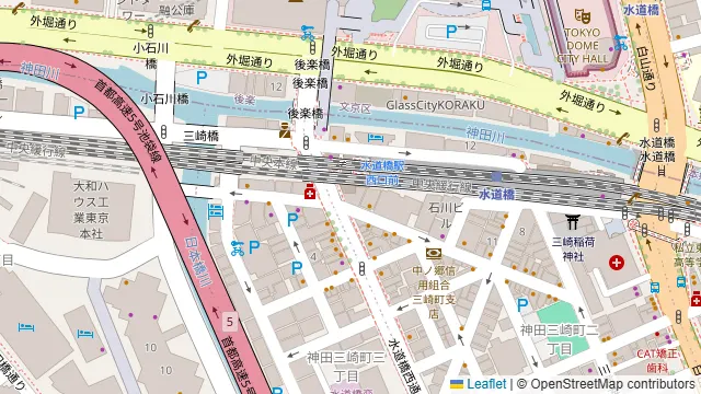 SAPANA 飯田橋プラーノ店の周辺地図