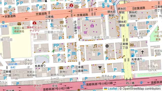 SMILE工房 ヴェルデ錦糸町の周辺地図