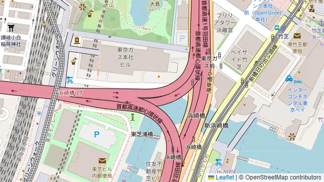 パーティースペースChina 芝浦の周辺地図