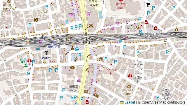 縁家 阿佐ヶ谷店の周辺地図