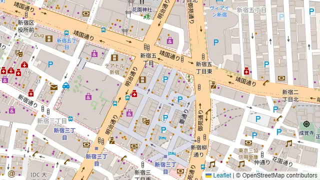 Darts UP（ダーツ アップ）新宿三丁目店の周辺地図