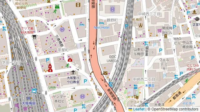 メディスタ(medi☆ST)の周辺地図