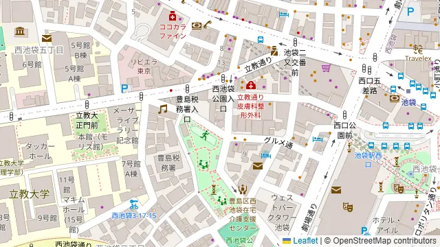 Bar Ream池袋の周辺地図