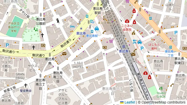恵比寿 JAN KEN PON(ジャンケンポン)の周辺地図