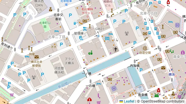 グレースバリ横浜西口店の周辺地図