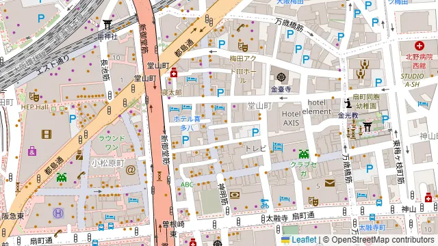 café and bar SOLの周辺地図