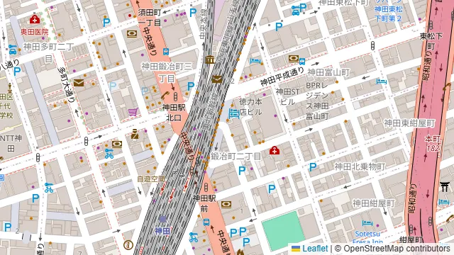 個室居酒屋 番屋 神田駅前店の周辺地図