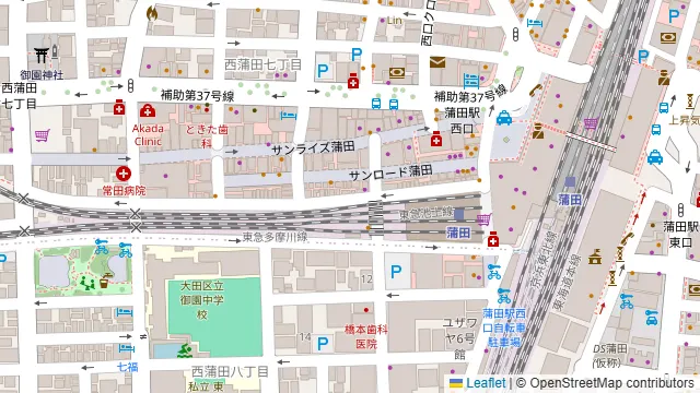 串幸 本店の周辺地図
