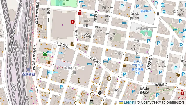 THE27CLUBの周辺地図