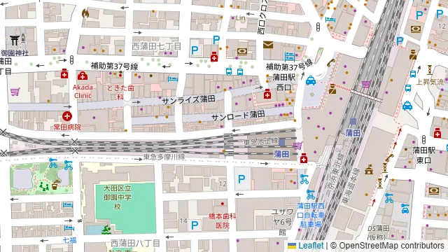 アジアン大衆酒場 ワルンバリの周辺地図