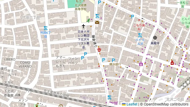 864_actor下北沢の周辺地図