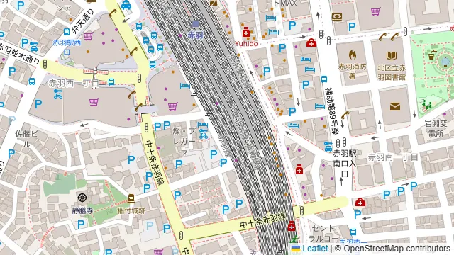 PRONTO(プロント)ビーンズ赤羽店の周辺地図
