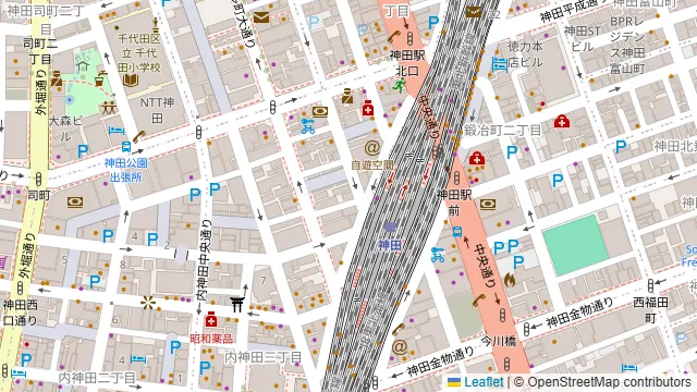 神田よあかしの周辺地図