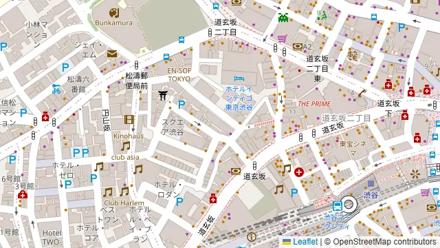 MYROOM 渋谷 Secondの周辺地図