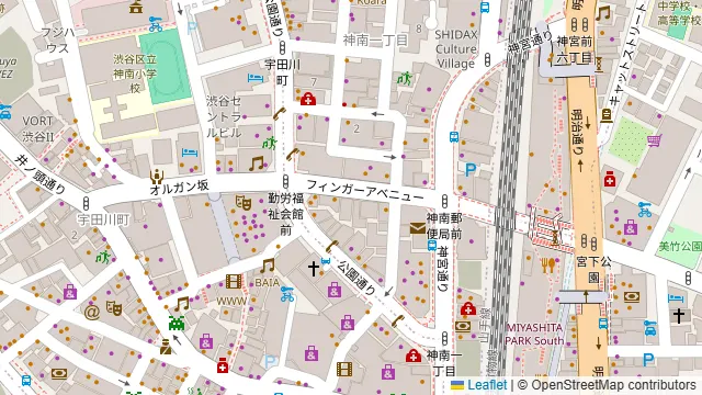 シュマッツ・ビア・ダイニング 渋谷神南の周辺地図
