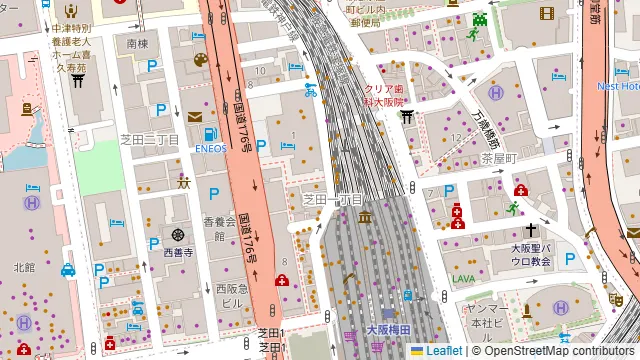 Free Entertainment Space fes【フェス】梅田の周辺地図