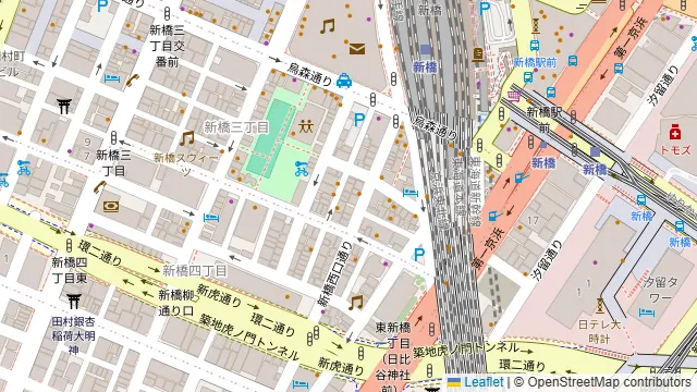 BAR ARRIBA 新橋の周辺地図
