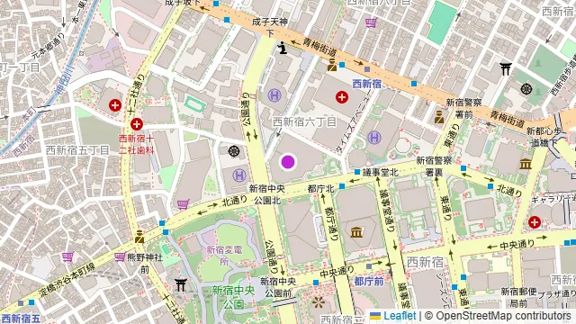 グレイドパーク新宿西口の周辺地図