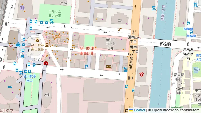 地鶏専門店 個室居酒屋 いいとこ鶏 品川店の周辺地図