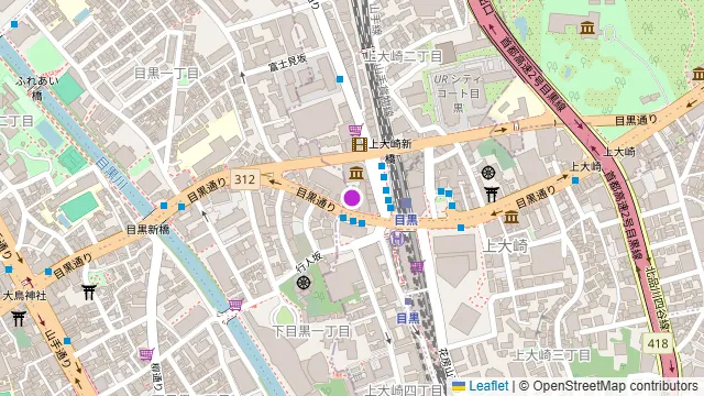 なっぱごちそう 目黒店の周辺地図
