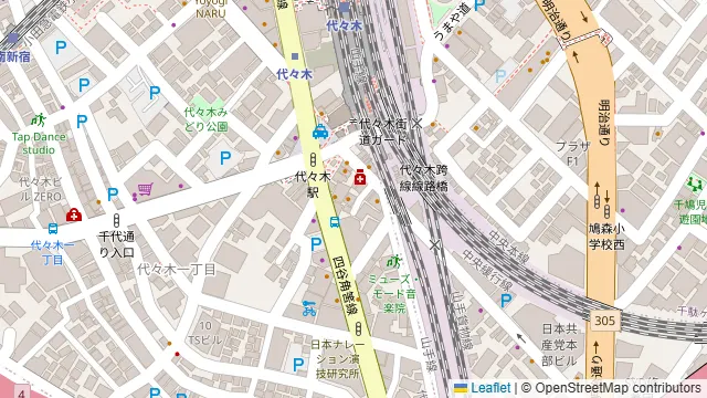 ドイツビール&フード 代々木 タンネの周辺地図