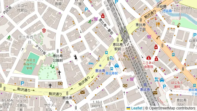 FRIENDS Ⅻ 恵比寿駅前店の周辺地図
