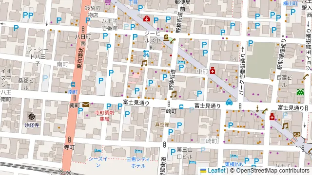 串亭 八王子の周辺地図