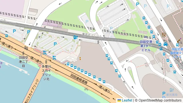 ベルサール羽田空港の周辺地図