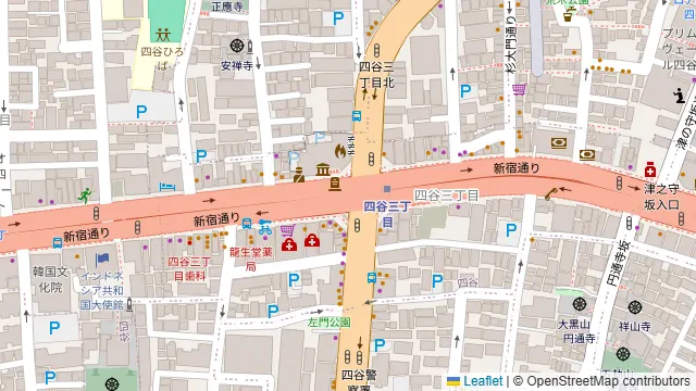 TIME SHARING 四谷8Bの周辺地図