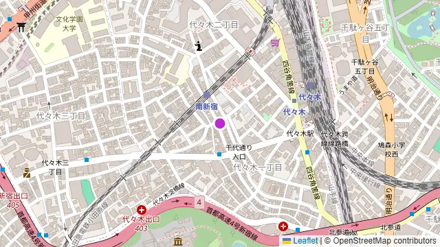 もんきち 代々木の周辺地図