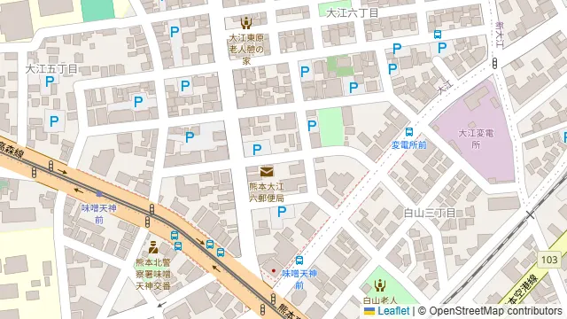 レンタルスタジオベリー味噌天神店の周辺地図