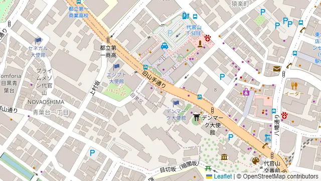 カフェ ミケランジェロの周辺地図