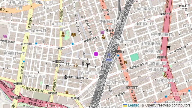 Darts UP（ダーツ アップ）神田店の周辺地図