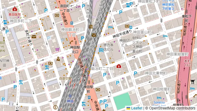 個室居酒屋 番屋 神田駅前店の周辺地図