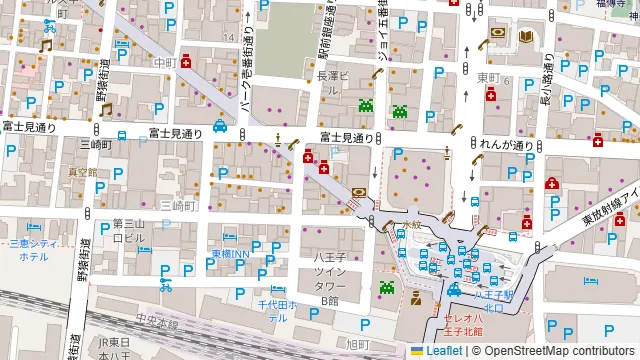 王道酒場 八王子の周辺地図