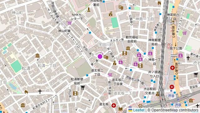 鹿児島料理 丸万 東急プラザ渋谷店の周辺地図
