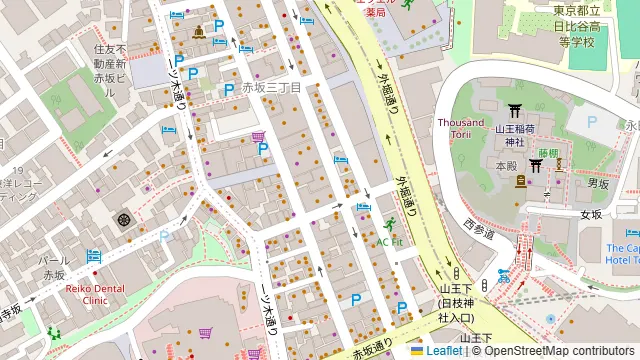 THE PUBLIC RED AKASAKAの周辺地図