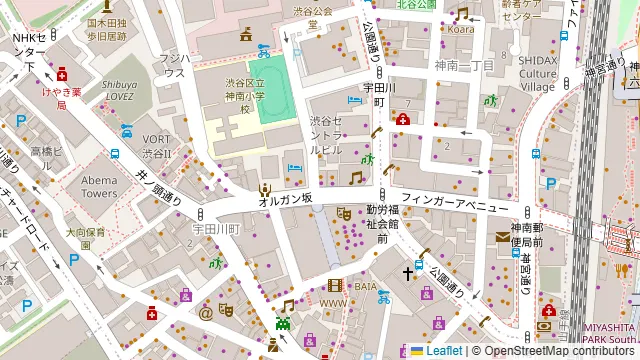 dining＆bar ESTADIO 渋谷店の周辺地図