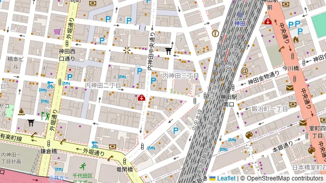 やきとん酒場 神田とら八の周辺地図