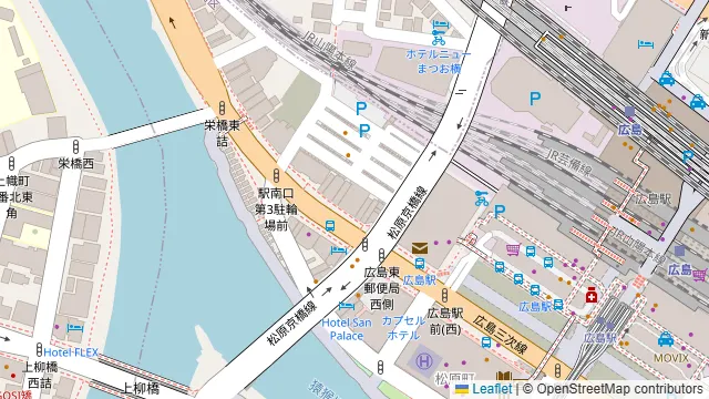 TKPガーデンシティPREMIUM広島駅前の周辺地図