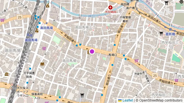 東京ミート酒場 高田馬場店の周辺地図