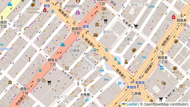 Tapas&Wine 銀座ZIONの周辺地図