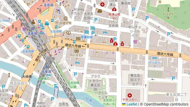 ビストロLanterne Rougeの周辺地図