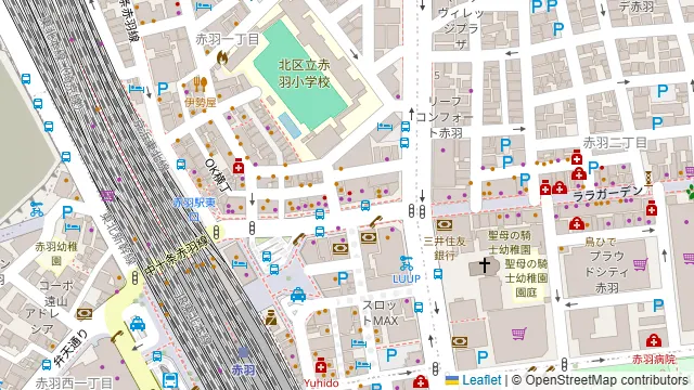 三代目鳥メロ 赤羽東口駅前店の周辺地図